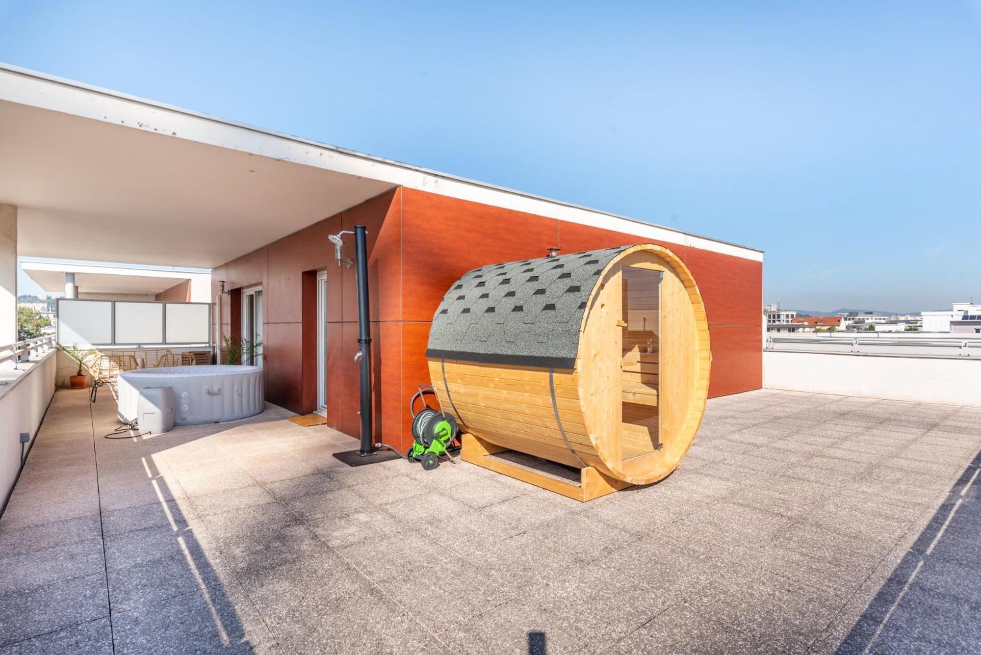 Appartement Le Montblanc & Spa Rooftop à Lyon Extérieur photo